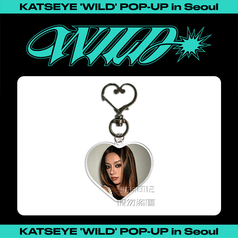 [Në Gjendje] KATSEYE 'WILD' Acrylic Keyring