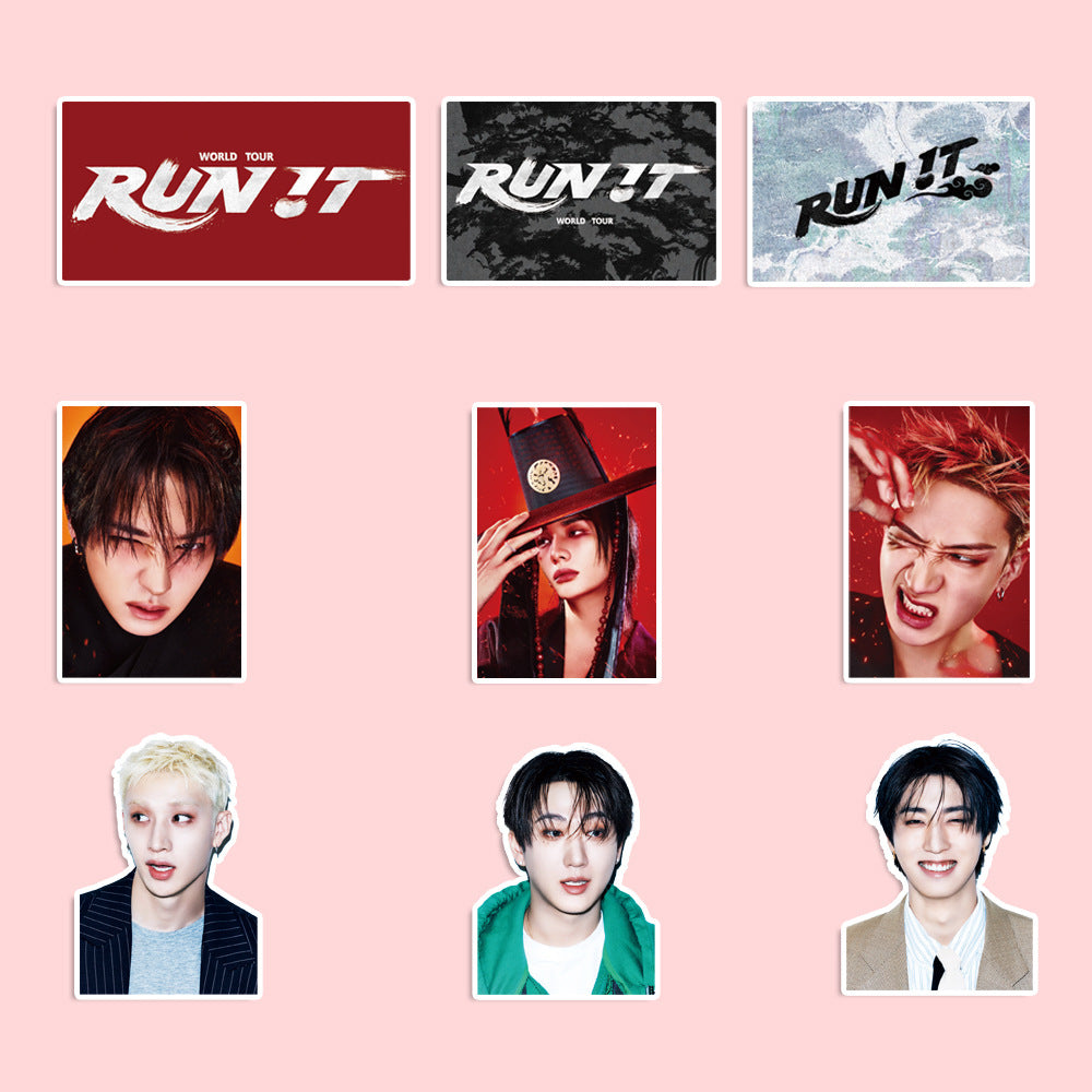 [Në Gjendje] STRAY KIDS 'Run It' Sticker Set (93pcs)