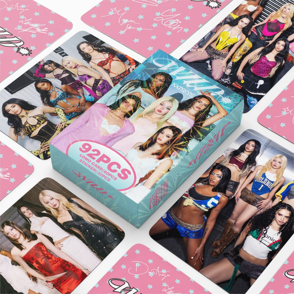 [Në Gjendje] KATSEYE 'Wild' 2 lomocards (92pcs)