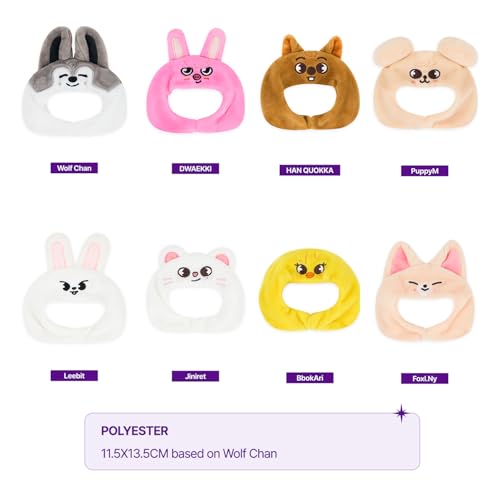 [PRE-ORDER] Stray Kids SKZOO Lightstick Cover - Plush Glow Hat Ver.