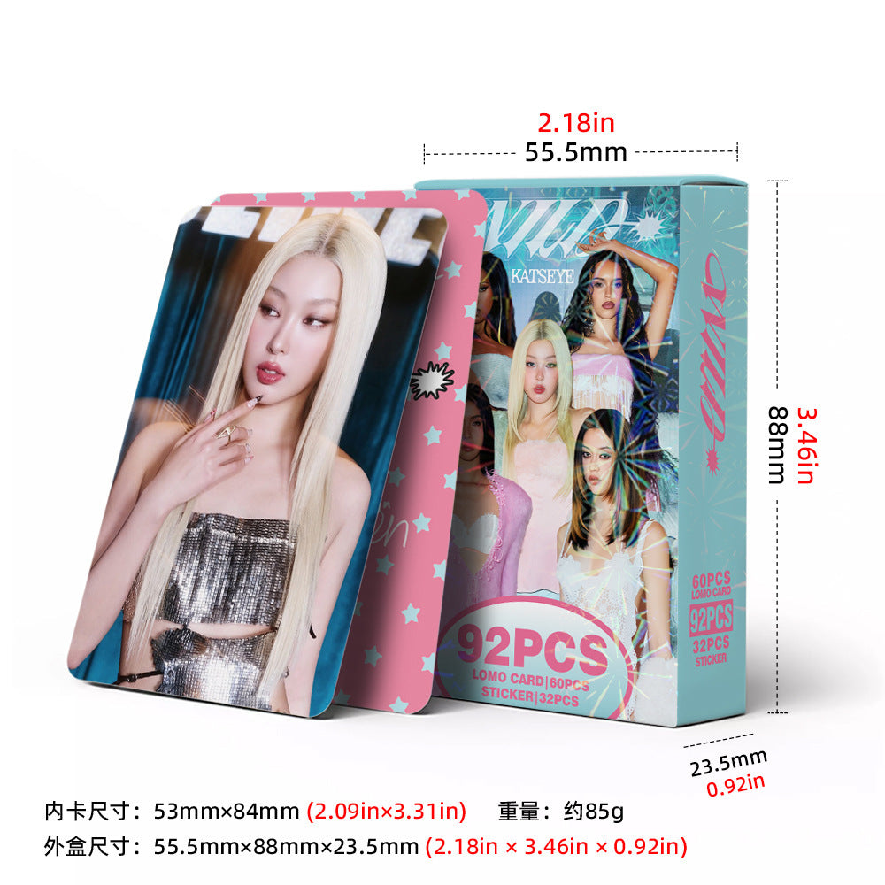 [Në Gjendje] KATSEYE 'Wild' 2 lomocards (92pcs)