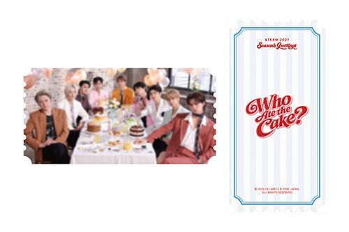 &TEAM 2027 Season's Greetings pre-order benefit