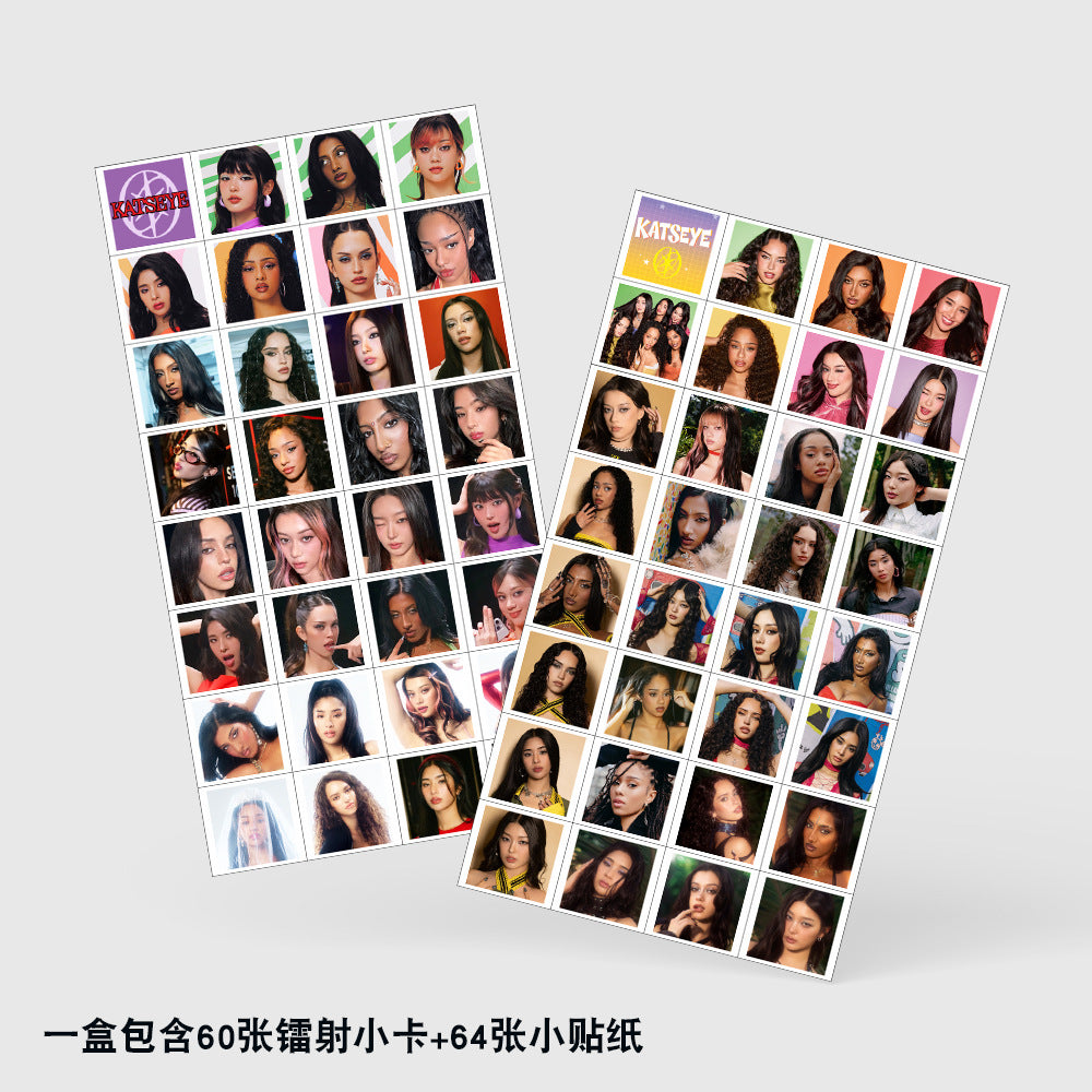 [Në Gjendje] KATSEYE purple holographic lomocards (124pcs)