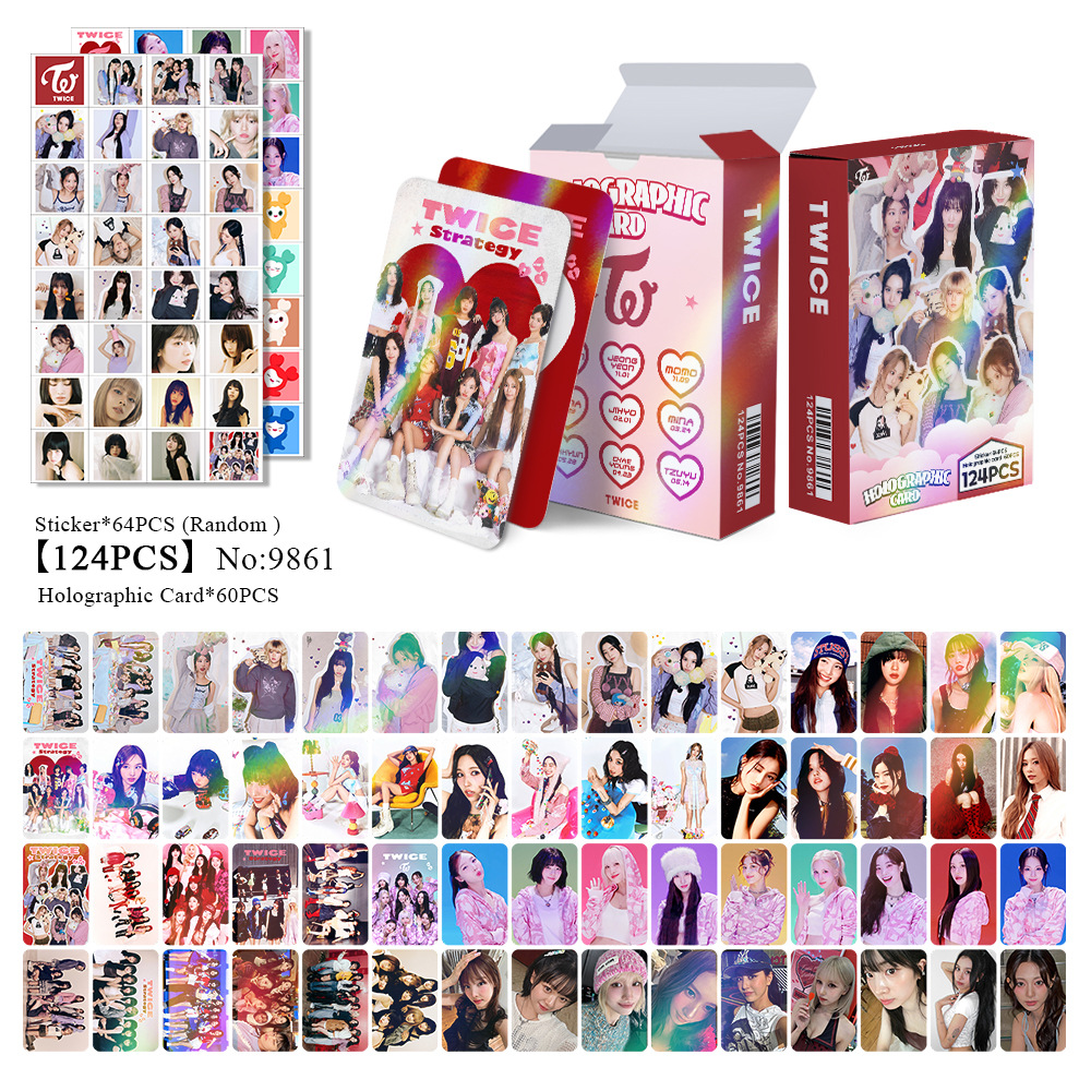 [Në Gjendje] TWICE holographic lomocards (124pcs)