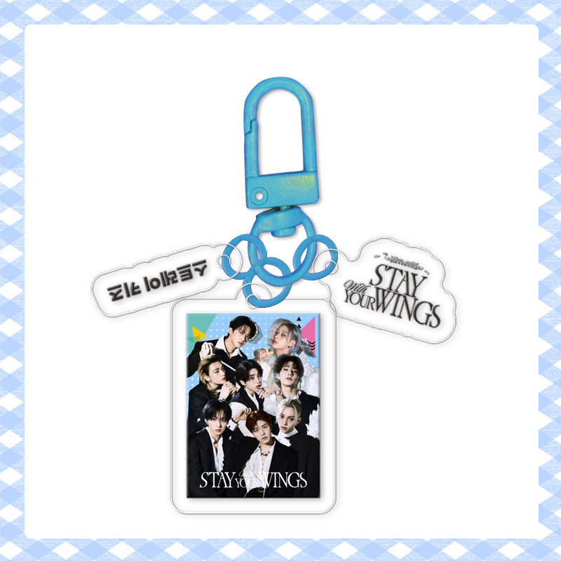 [Në Gjendje] Stray Kids 'Run It' Acrylic Keyring | HD Photo + Charm