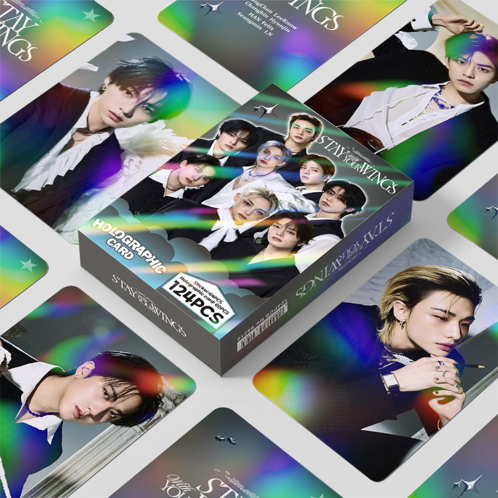 [Në Gjendje] Stray Kids 'Stay With Your Wings' holographic lomocards (124pcs)