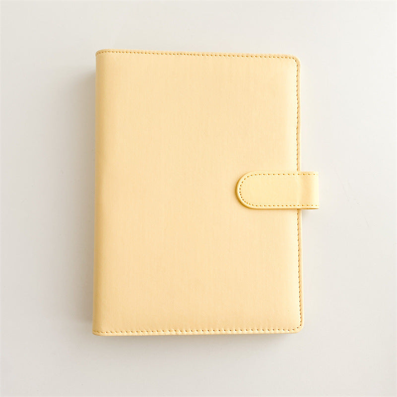 [Në Gjendje] A5 Yellow Leather Binder