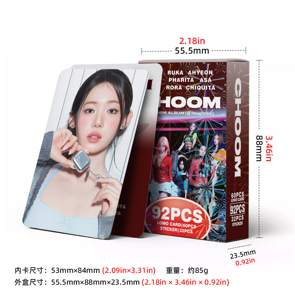 [PRE-ORDER] BABYMONSTER 'Choom' lomocards (92pcs)