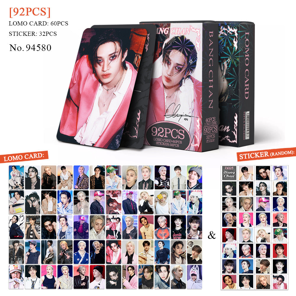 [PRE-ORDER] STRAY KIDS Bang Chan lomocards (92pcs)