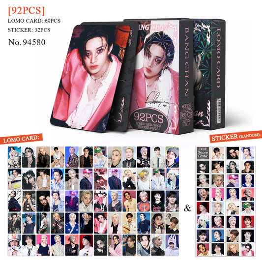 [PRE-ORDER] STRAY KIDS Bang Chan lomocards (92pcs)