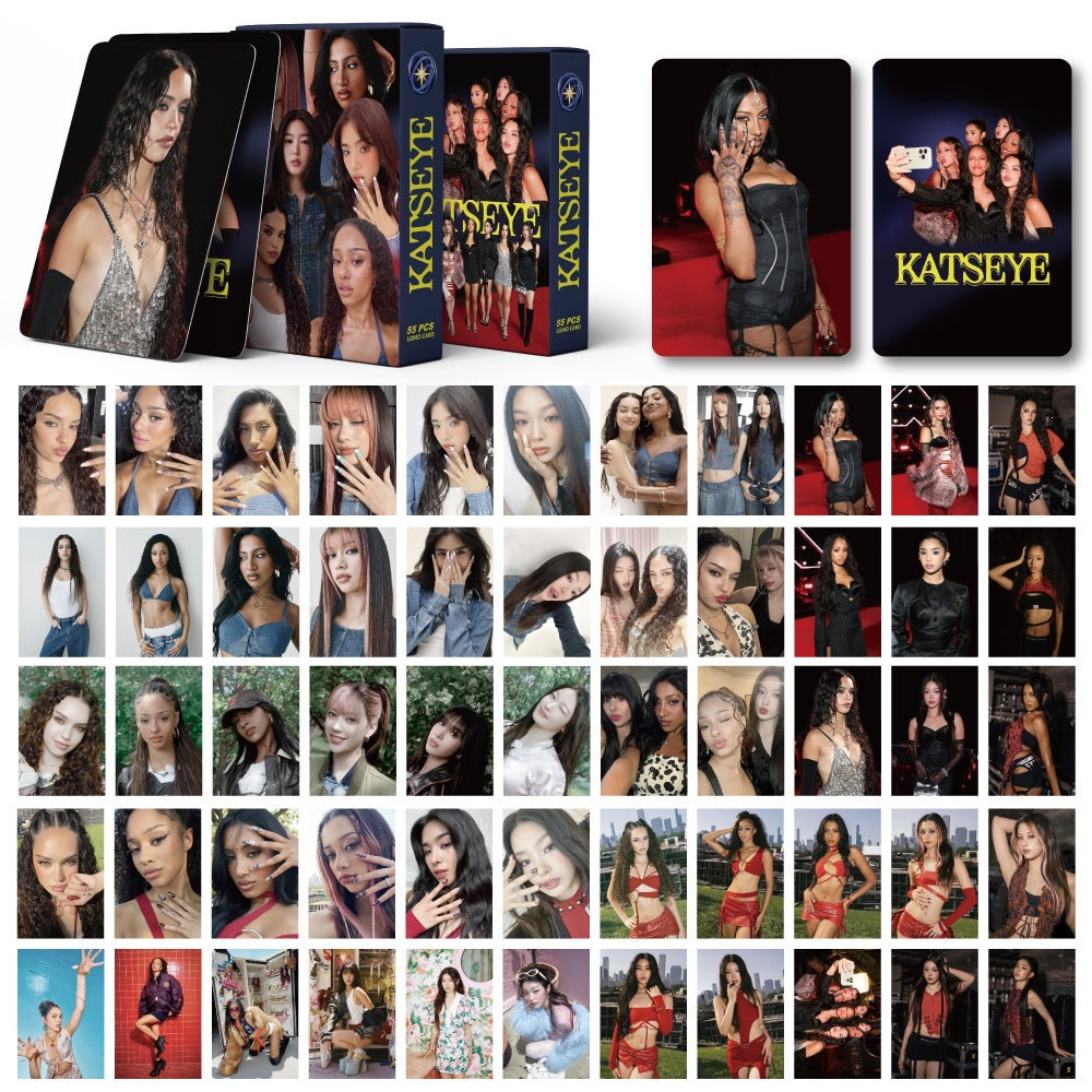 [Në Gjendje] KATSEYE lomocards (55pcs)