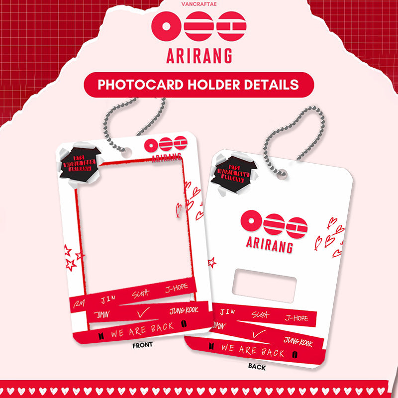 [Në Gjendje] BTS Arirang Photocard Holder | Acrylic