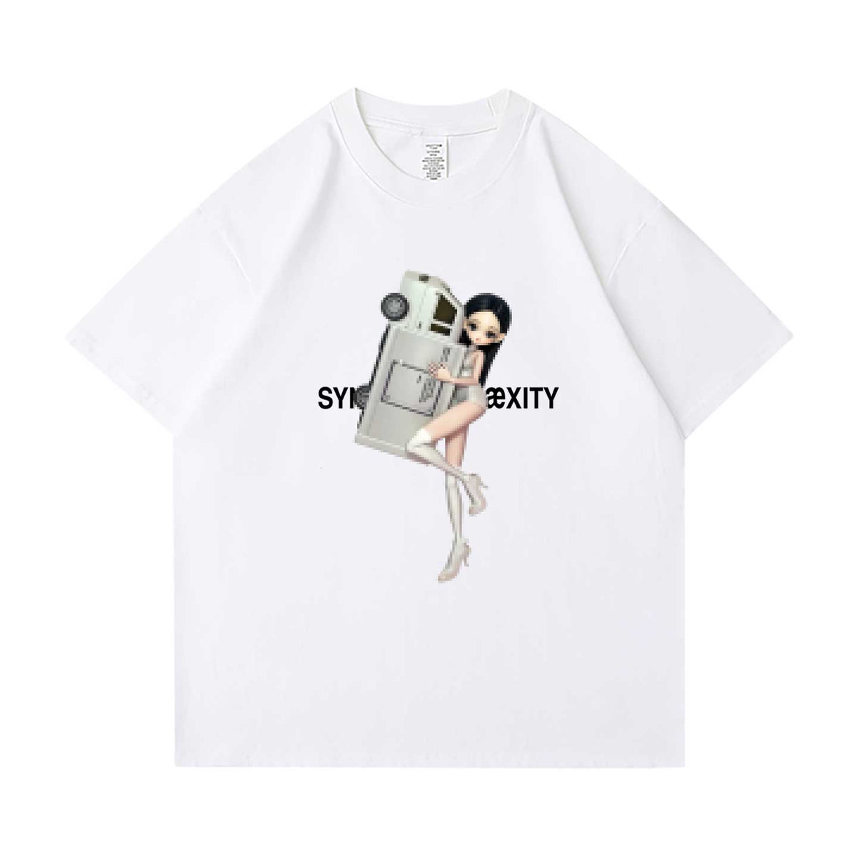 aespa SYNK COMPLAEXITY white t-shirt KARINA avatar