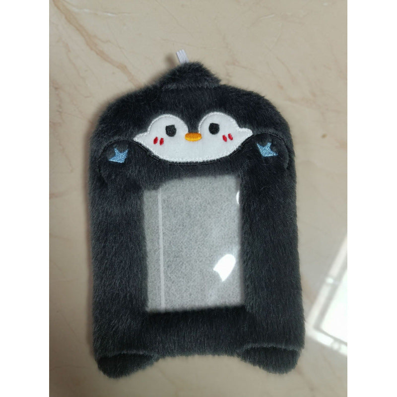 [PRE-ORDER] Winter Penguin Plushy Photocard Holder