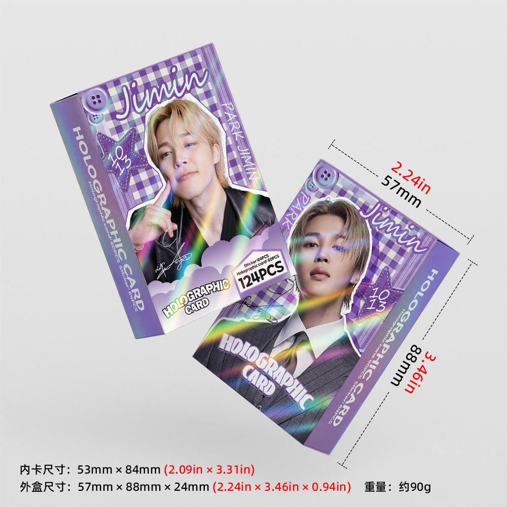 [Në Gjendje] BTS Jimin 2026 holographic lomocards (124pcs)