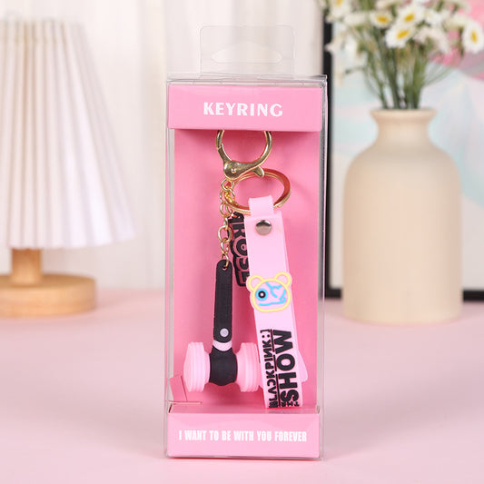 [Në Gjendje] BLACKPINK 3D Soft Rubber Lightstick Keyrings
