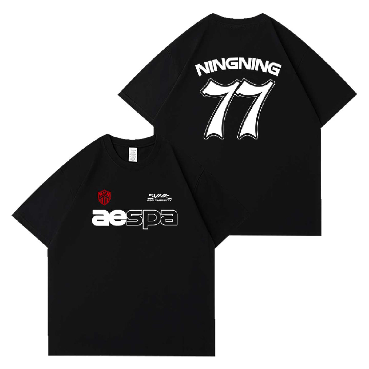 aespa tour t-shirt NINGNING black version 77
