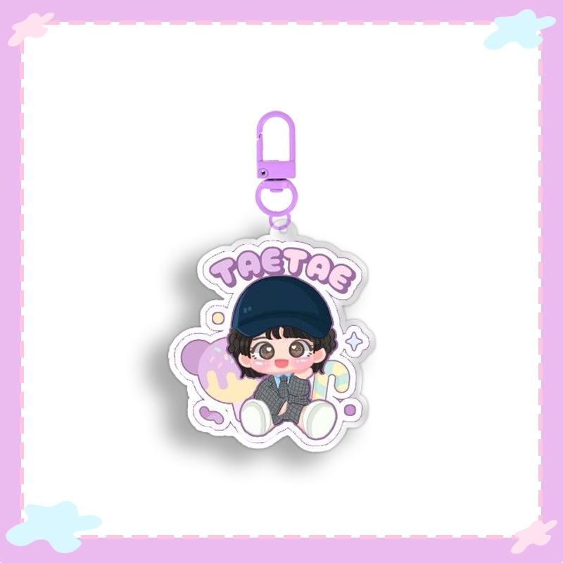 [PRE-ORDER] BTS Illustrated Acrylic Keyring