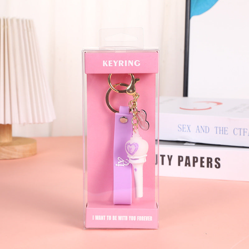 [Në Gjendje] IVE 3D Soft Rubber Lightstick Keyrings