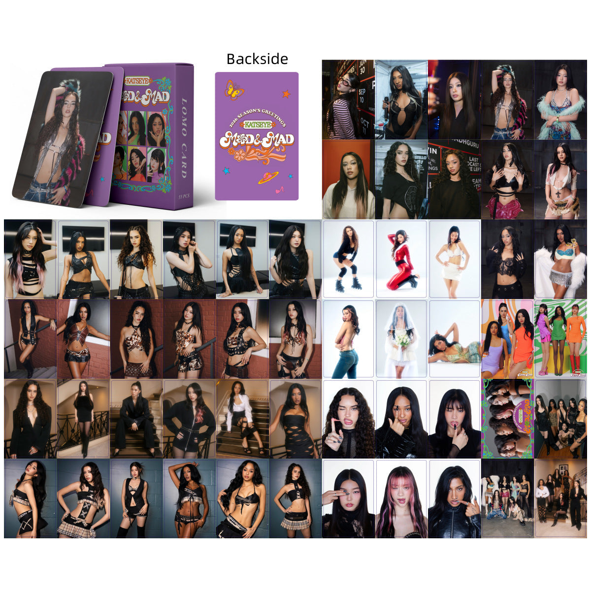 [PRE-ORDER] KATSEYE 'Season's Greetings' lomocards (55pcs)
