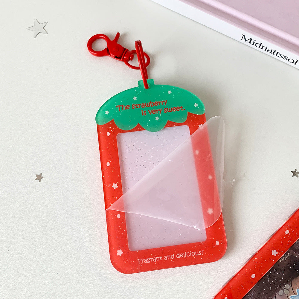 [Në Gjendje] Hesocute Acrylic Photocard Holder Strawberry