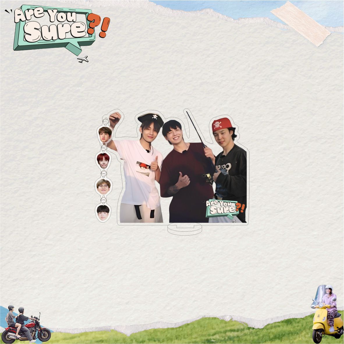 [PRE-ORDER] 'Are You Sure?' Acrylic Double-Sided HD Stand Hooked
