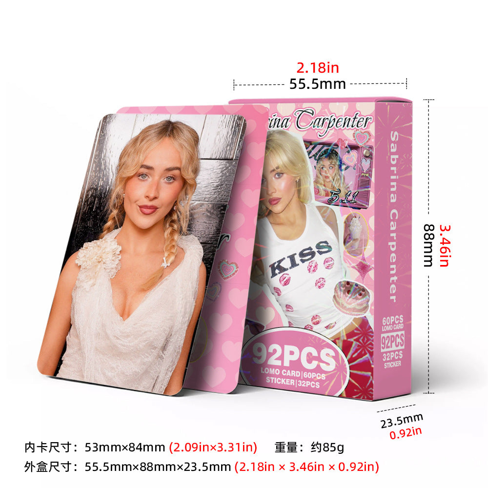 [Në Gjendje] Sabrina Carpenter New lomocards (92pcs)