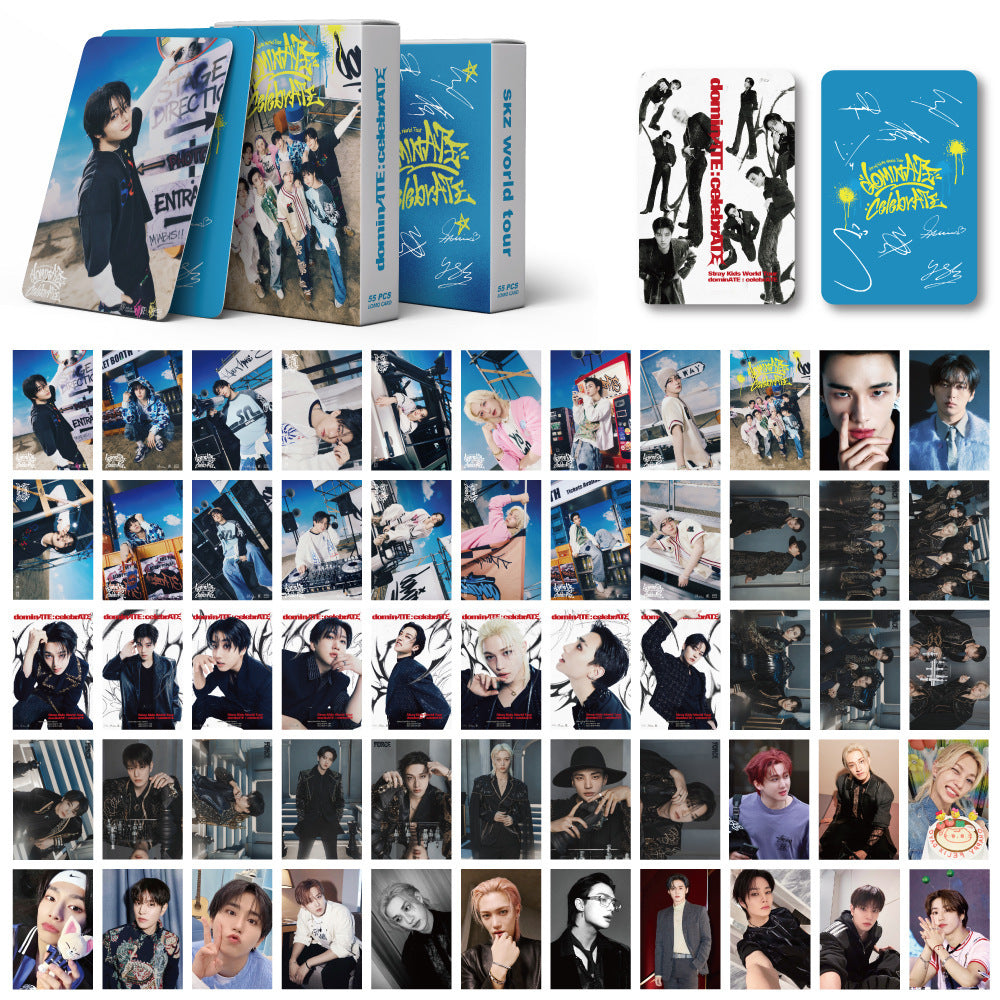 [PRE-ORDER] SKZ 'DominATE CelebrATE' lomocards (55pcs)