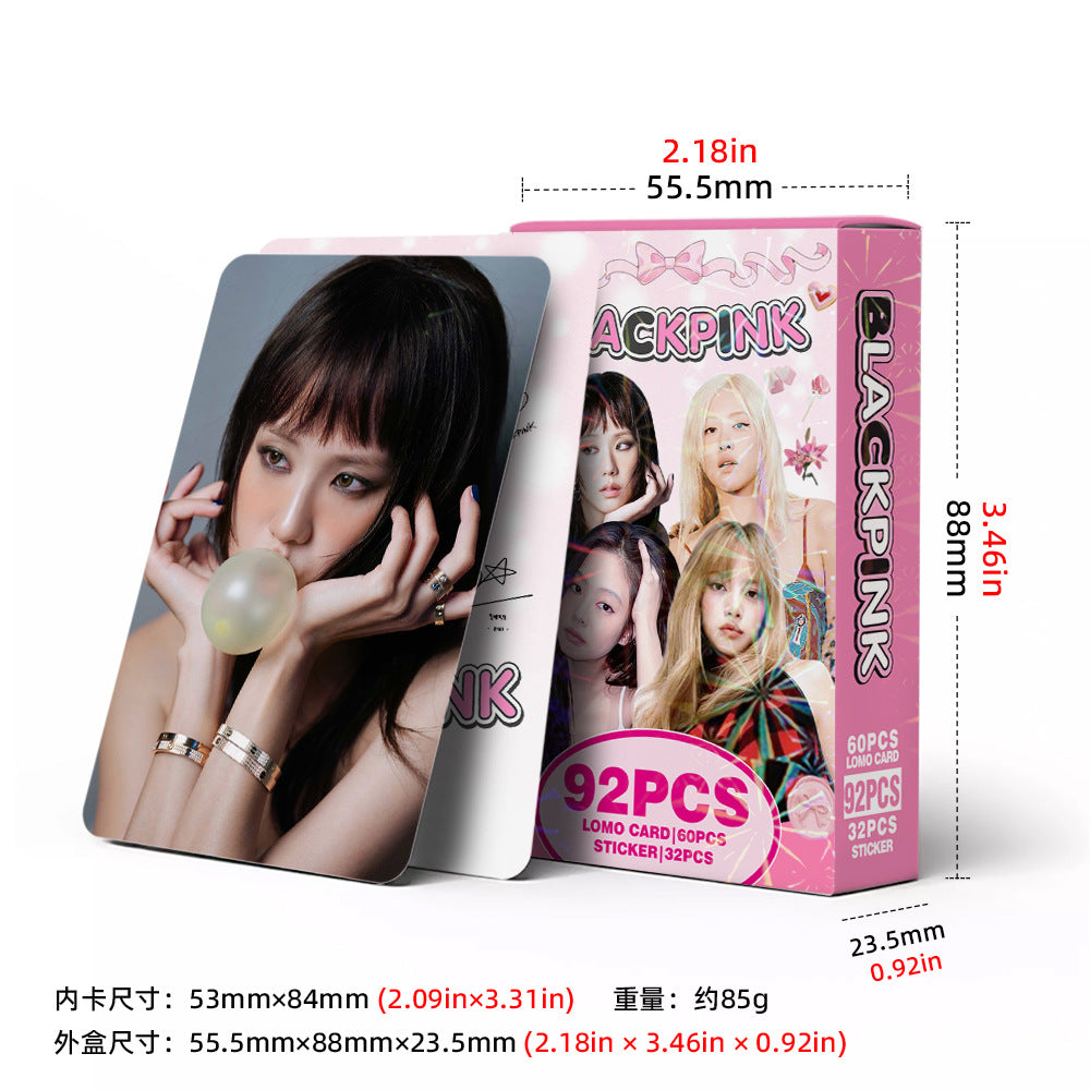 [PRE-ORDER] BLACKPINK updated lomocards (92pcs)
