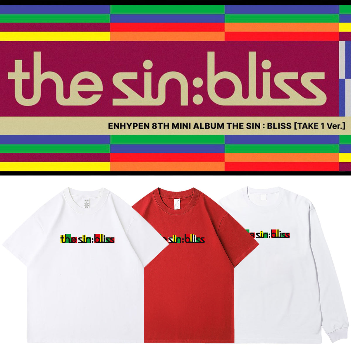 ENHYPEN THE SIN BLISS pop-up merch lineup