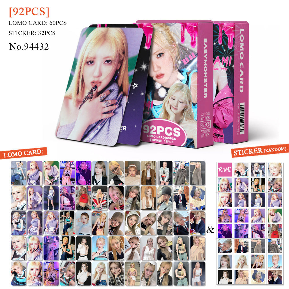 [Në Gjendje] BABYMONSTER RAMI member lomocards (92pcs)