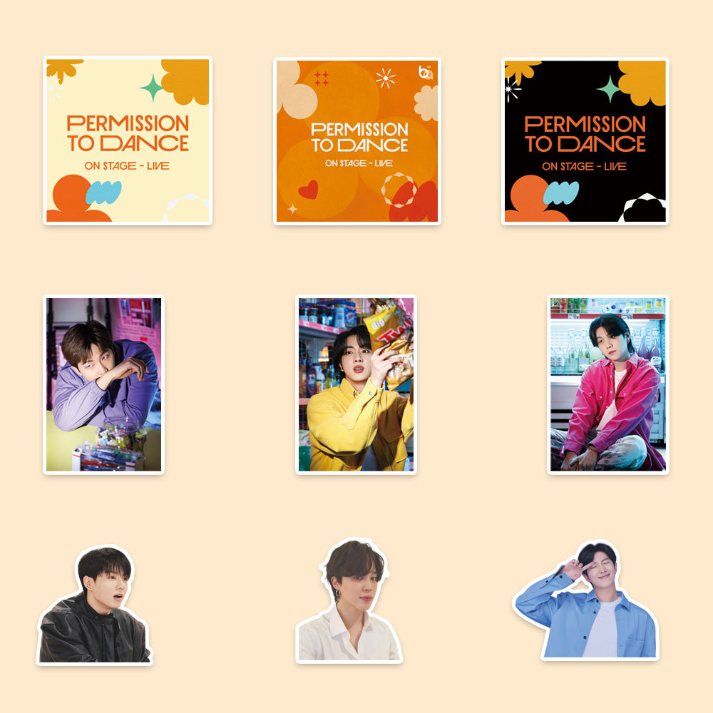 [Në Gjendje] BTS 'Permission To Dance' Sticker Set (95pcs)