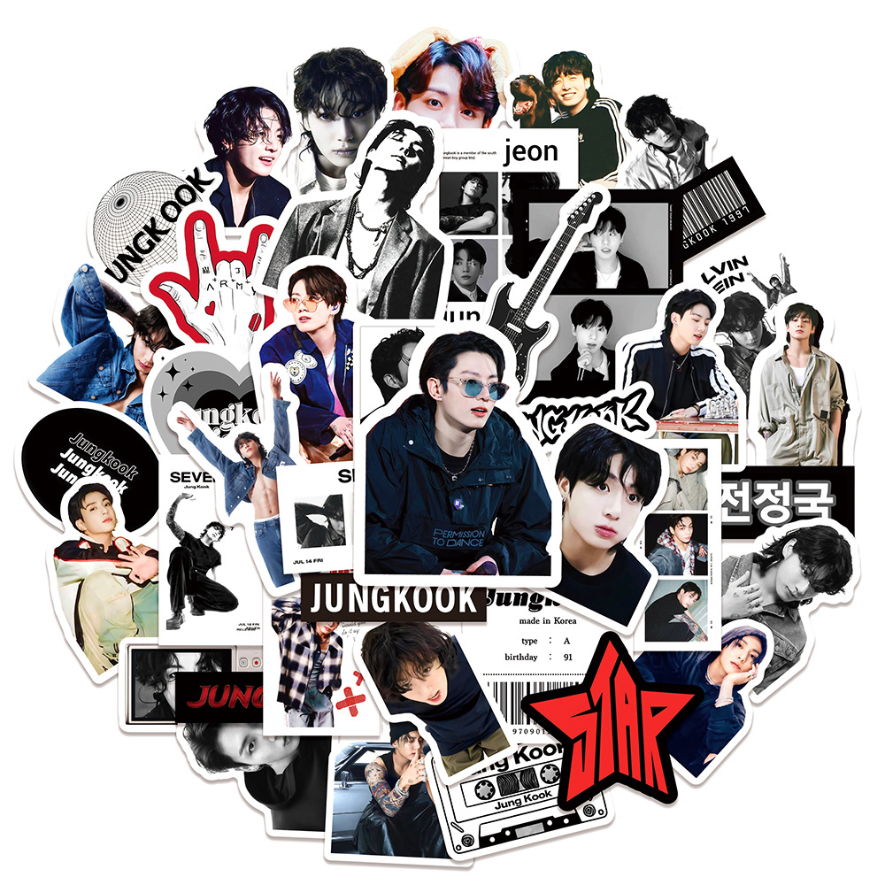 [Në Gjendje] BTS Jungkook Sticker Set (50pcs)