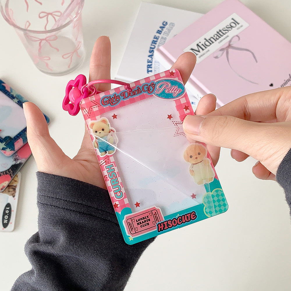 [Në Gjendje] Hesocute Acrylic Photocard Holder Cute 'Girl Gang'