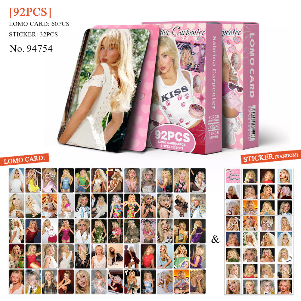 [Në Gjendje] Sabrina Carpenter New lomocards (92pcs)