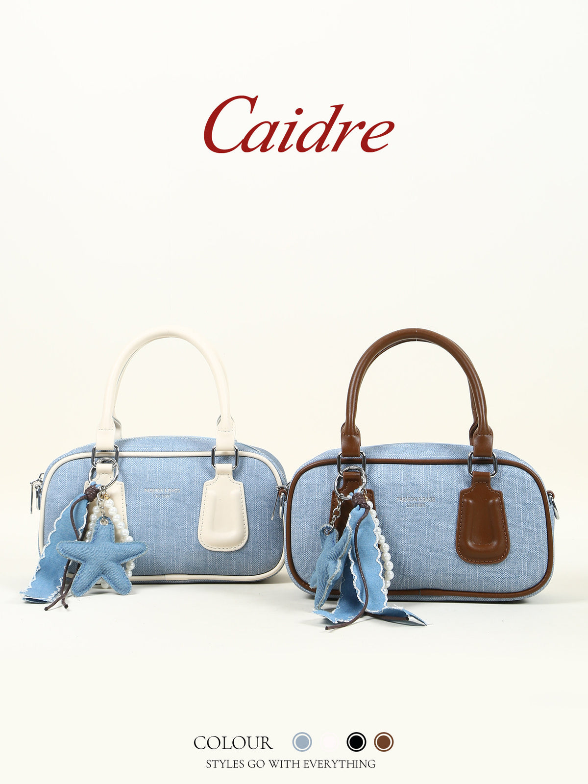 [PRE-ORDER] CAIDRE Japanese Style Shoulder Bag | Solid Color