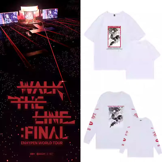 [PRE-ORDER] ENHYPEN - 'WALK THE LINE' concert style T-shirt