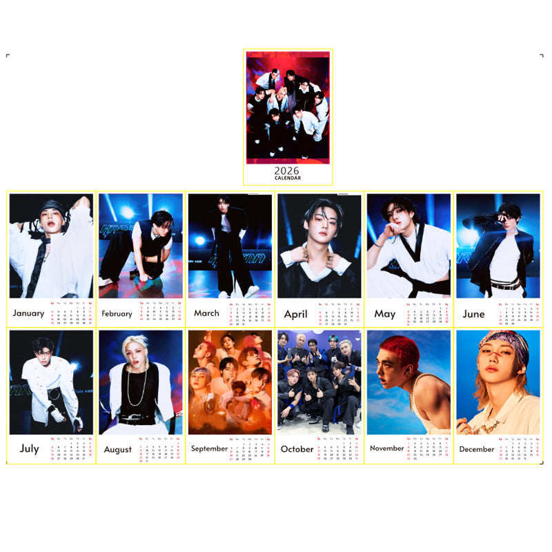 [PRE-ORDER] STRAY KIDS 2026 Desk Calendar | HD Member Photos