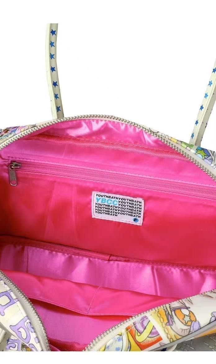 [PRE-ORDER] Korean Youthbath x Oliwa Y2K Wings Printed Boston Bag (Spring 2025)