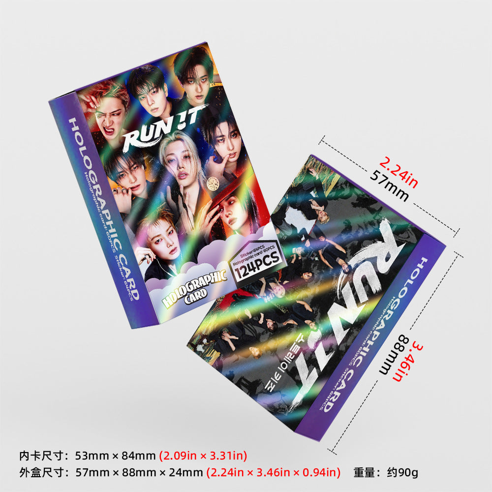 [Në Gjendje] STRAY KIDS 'Run It' Lomocards (124pcs)