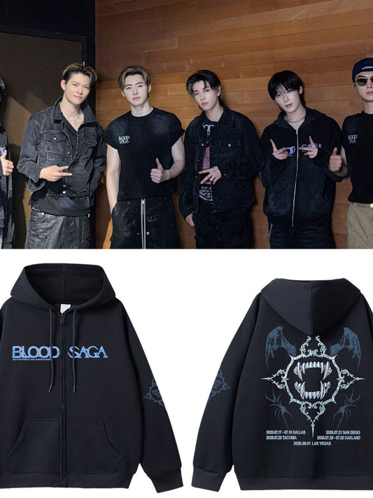 [PRE-ORDER] ENHYPEN 'BLOOD SAGA' Tour 2026 Hoodies