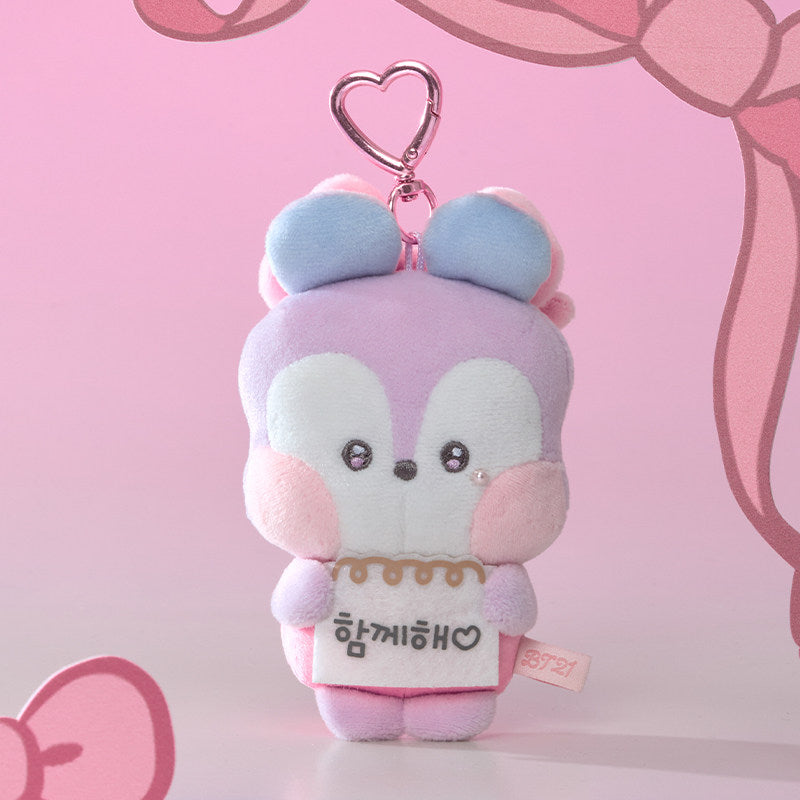 [Në Gjendje] BT21 MININI "I LOVE YOU" Message Plush Keyring