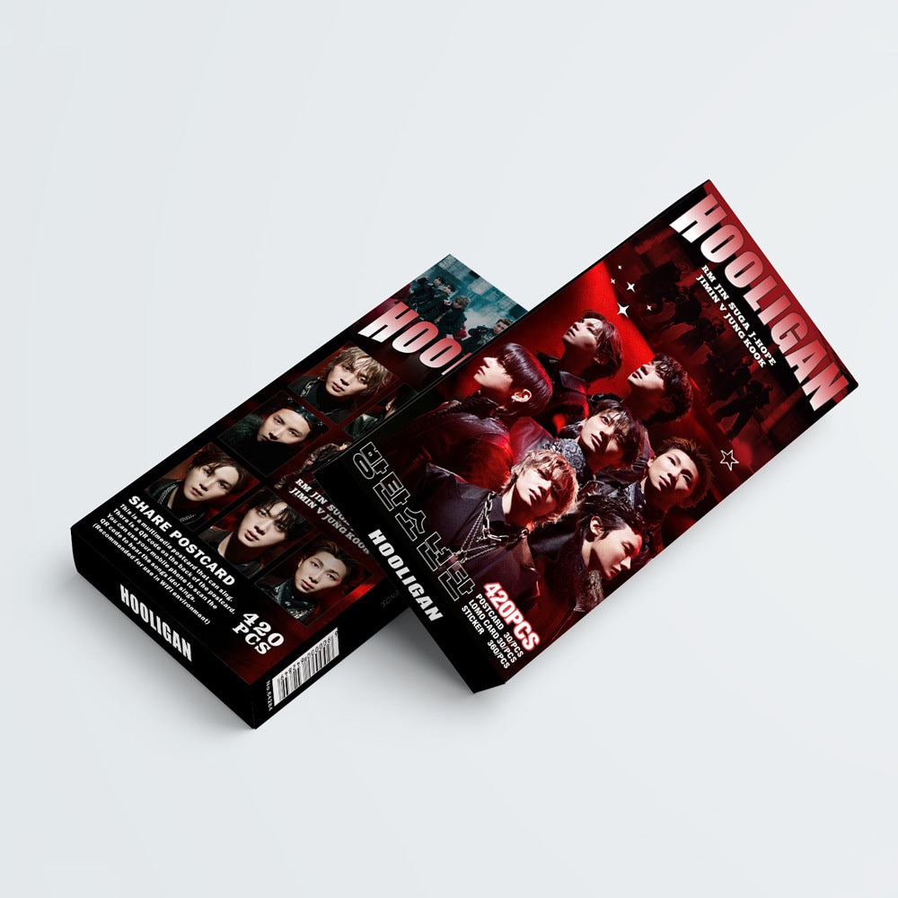 [Në Gjendje] BTS 'Hooligan' Mega Pack | 420 Sheets – Lomocards + Postcards + Stickers (Copy)