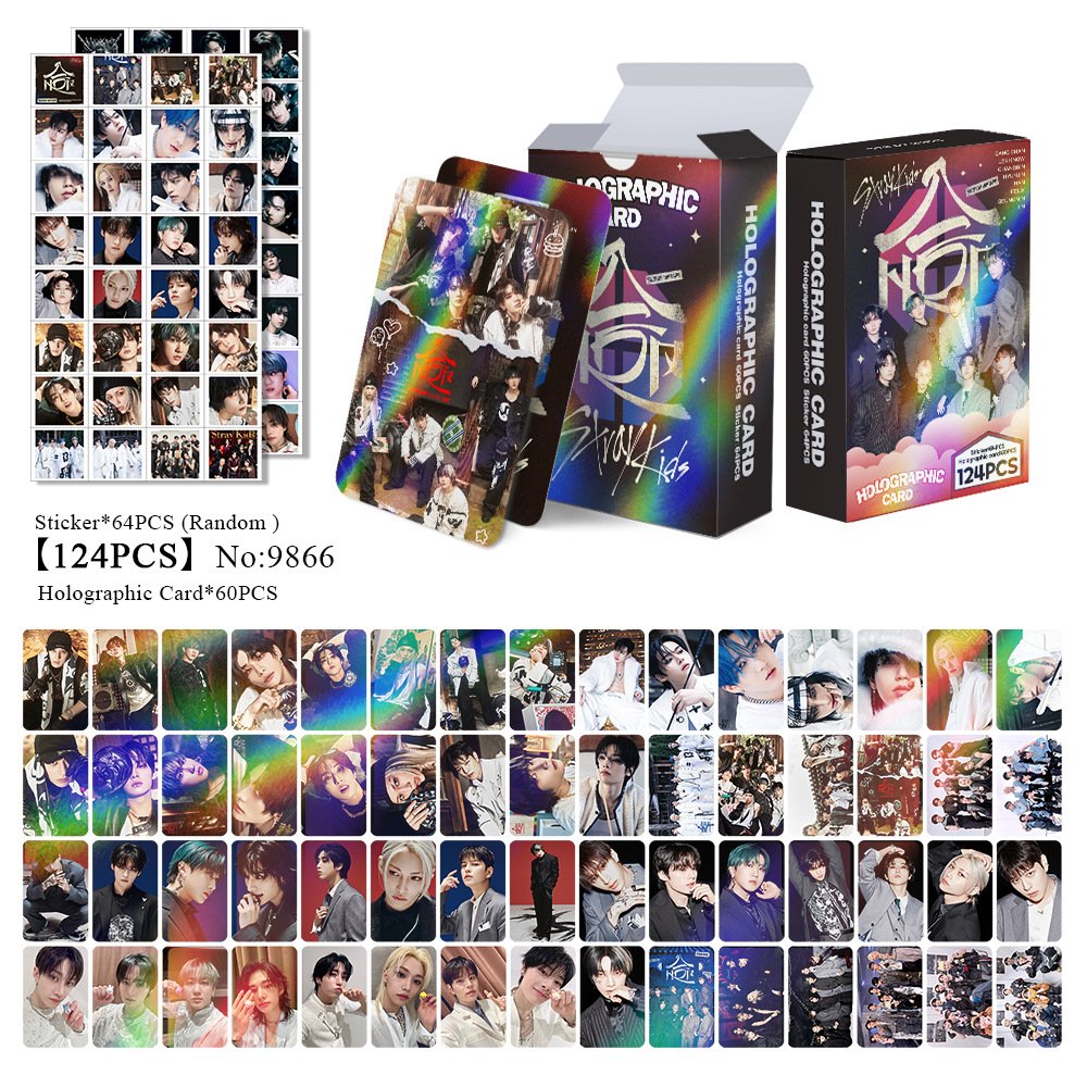[PRE-ORDER] STRAY KIDS holographic lomocards (124pcs)