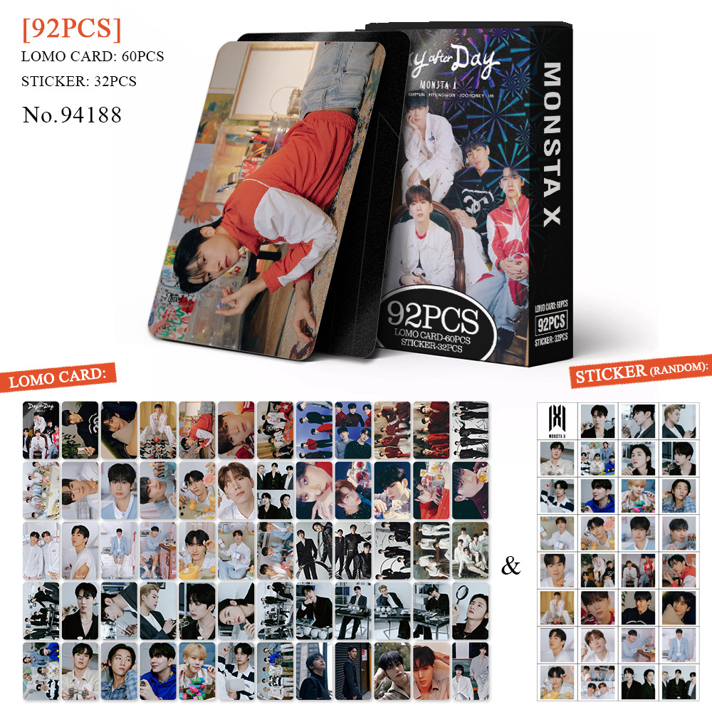 [PRE-ORDER] MONSTA X lomocards (92pcs)