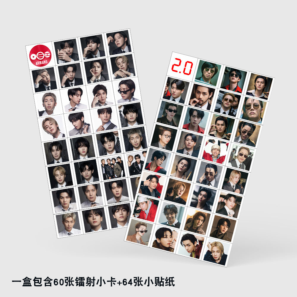 [On The Way] BTS 2.0 MV holographic lomocards (124pcs)