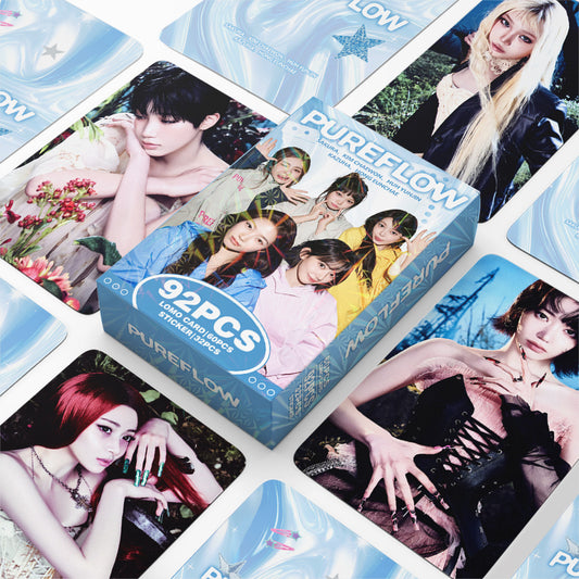 [On The Way] Le Sserafim 'Pureflow' lomocards (92pcs)