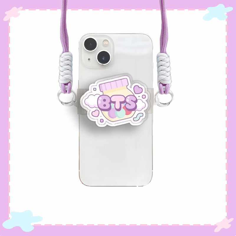 [PRE-ORDER] BTS Illustrated Acrylic Clip Smartphone Holder