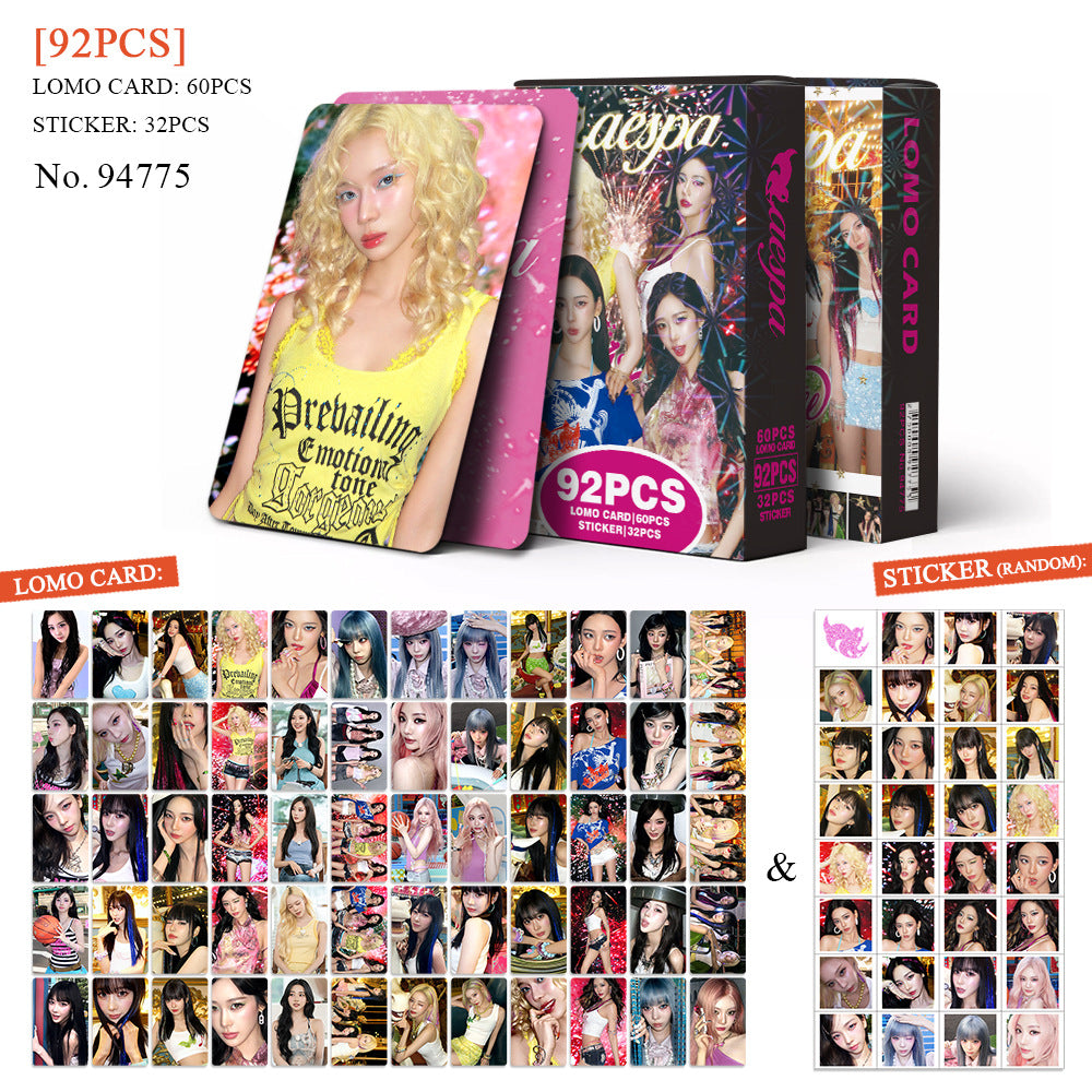 [Në Gjendje] aespa 'KISS N TELL' lomocards (92pcs)