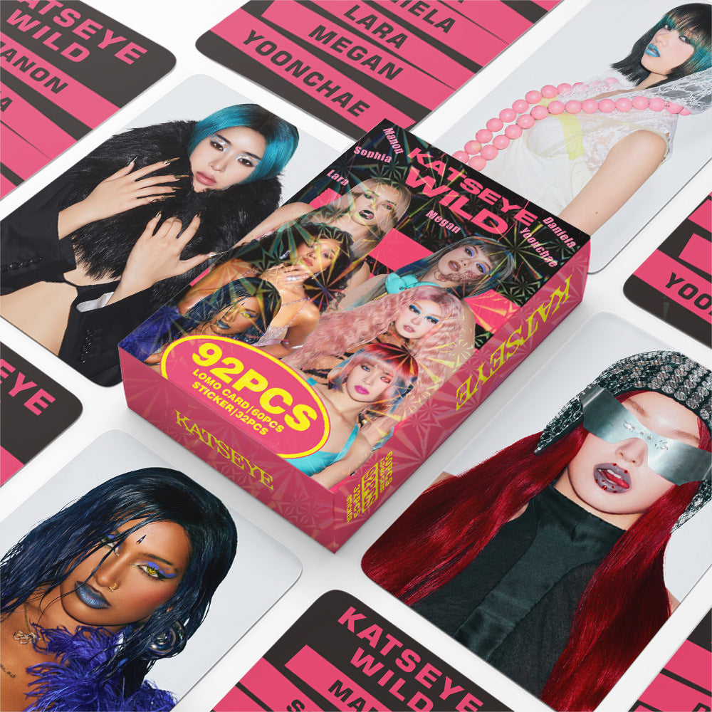 [Në Gjendje] KATSEYE 'Wild' lomocards (92pcs)